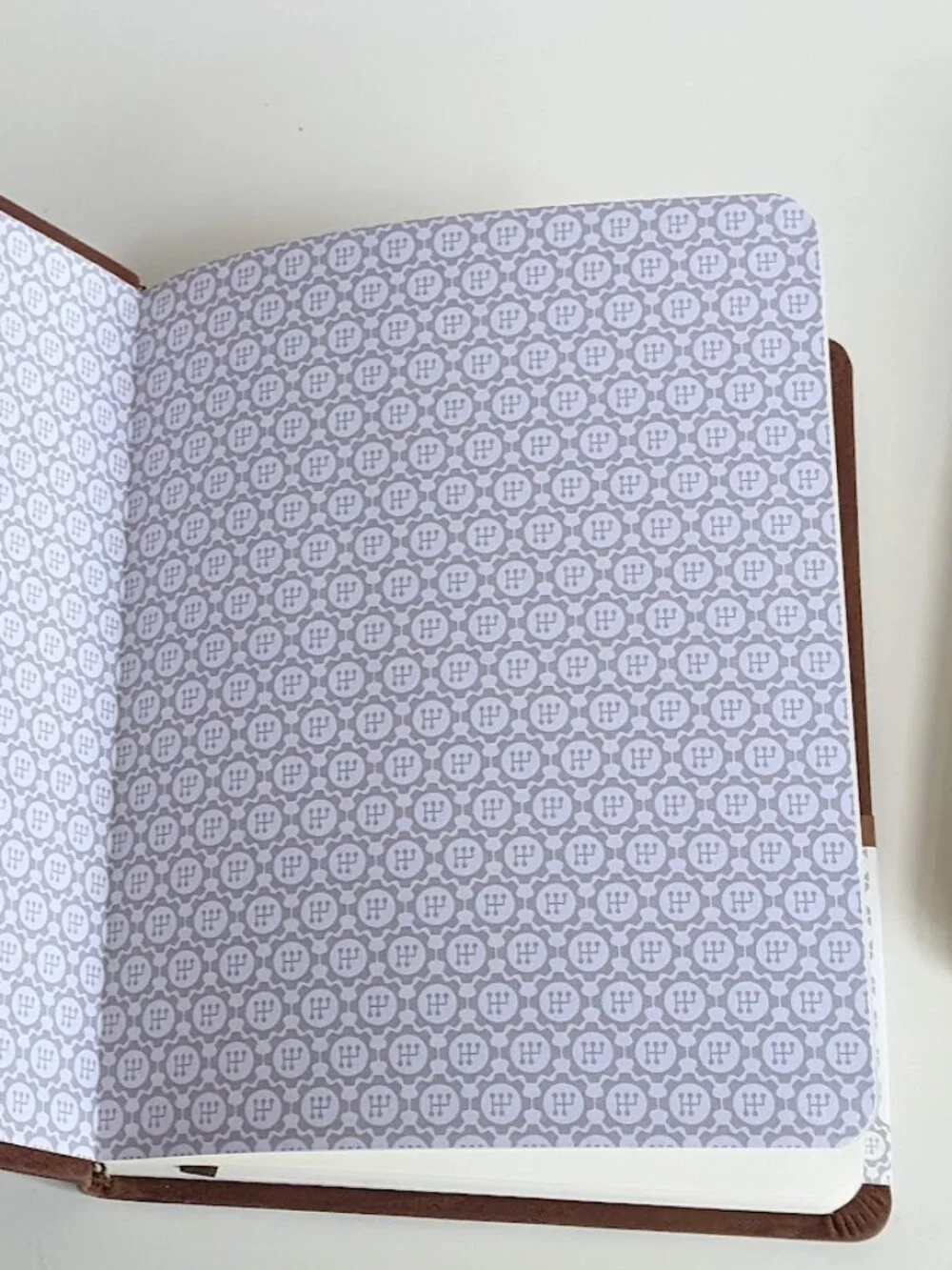 One Brown Leather Journal Notebook *New 208 Smooth Ivory Pages 5.5x7